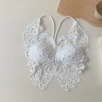 🦋Women’s Butterfly Lace Top -White